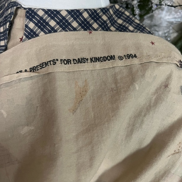 Original Daisy Kingdom Noah’s Ark Animal Crackers 2- Pc Pinafore Apron Dress‼️ - Picture 11 of 11